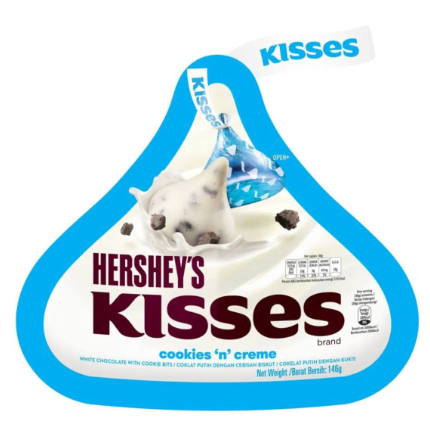 HERSHEY KISSES COOKIES N CREAM