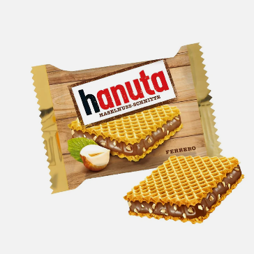 HANUTA HAZEL NUT CHOCOLATE WAFERS