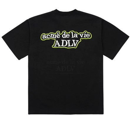 ADLV SHIRT WORDS (BLACK/GREEN, SIZE 2)