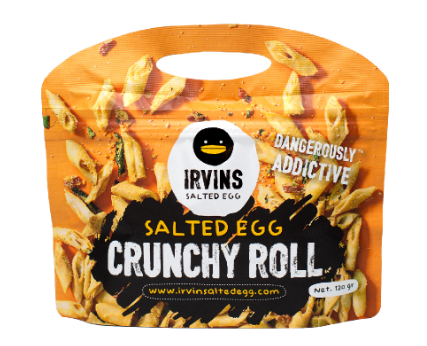 IRVINS Salted Egg Crunchy Roll - Small (120g)