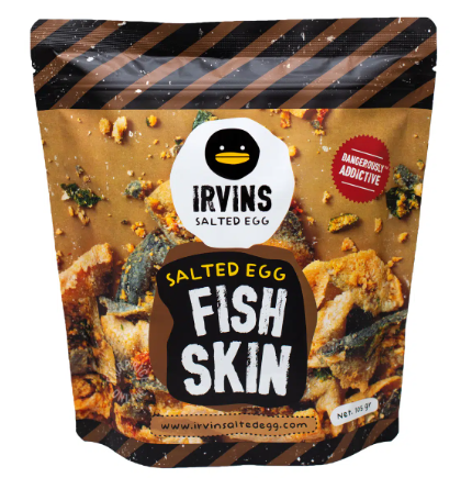 IRVINS Salted Egg Fish Skin - Small (105g)