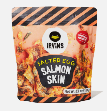 IRVINS Salted Egg Salmon Skin - Small (105g)