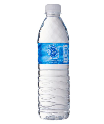 Clear Drinking Water 500ml ($1)