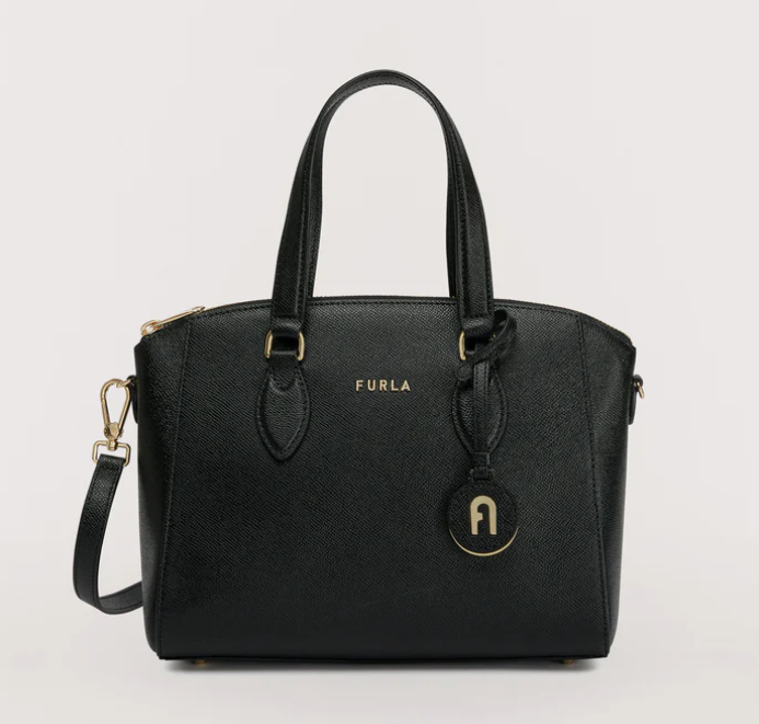 FURLA SLING BAG WITH HANDLE AND WORDS LOGO