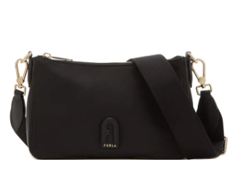 FURLA NYLON SLINGBAG WITH CLASSIC LOGO BLACK