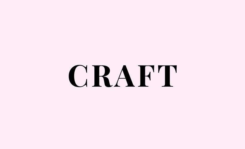 Craftaholic Plain Tote Bag - Pink