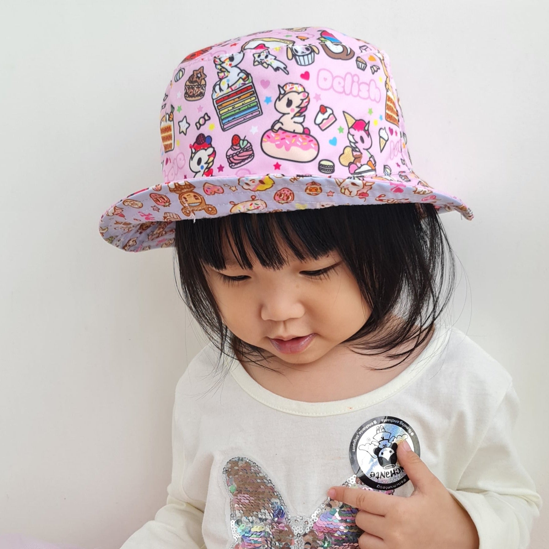 tokidoki Unicorn & Cakes Reversible Bucket Hat