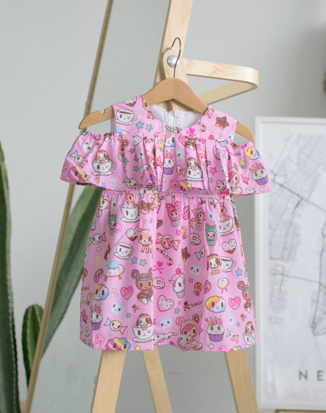 tokidoki Donutella Off-shoulder Dress
