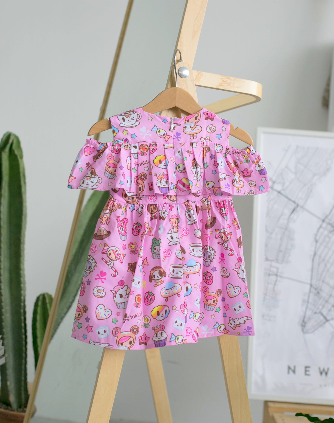 tokidoki Donutella Off-shoulder Dress