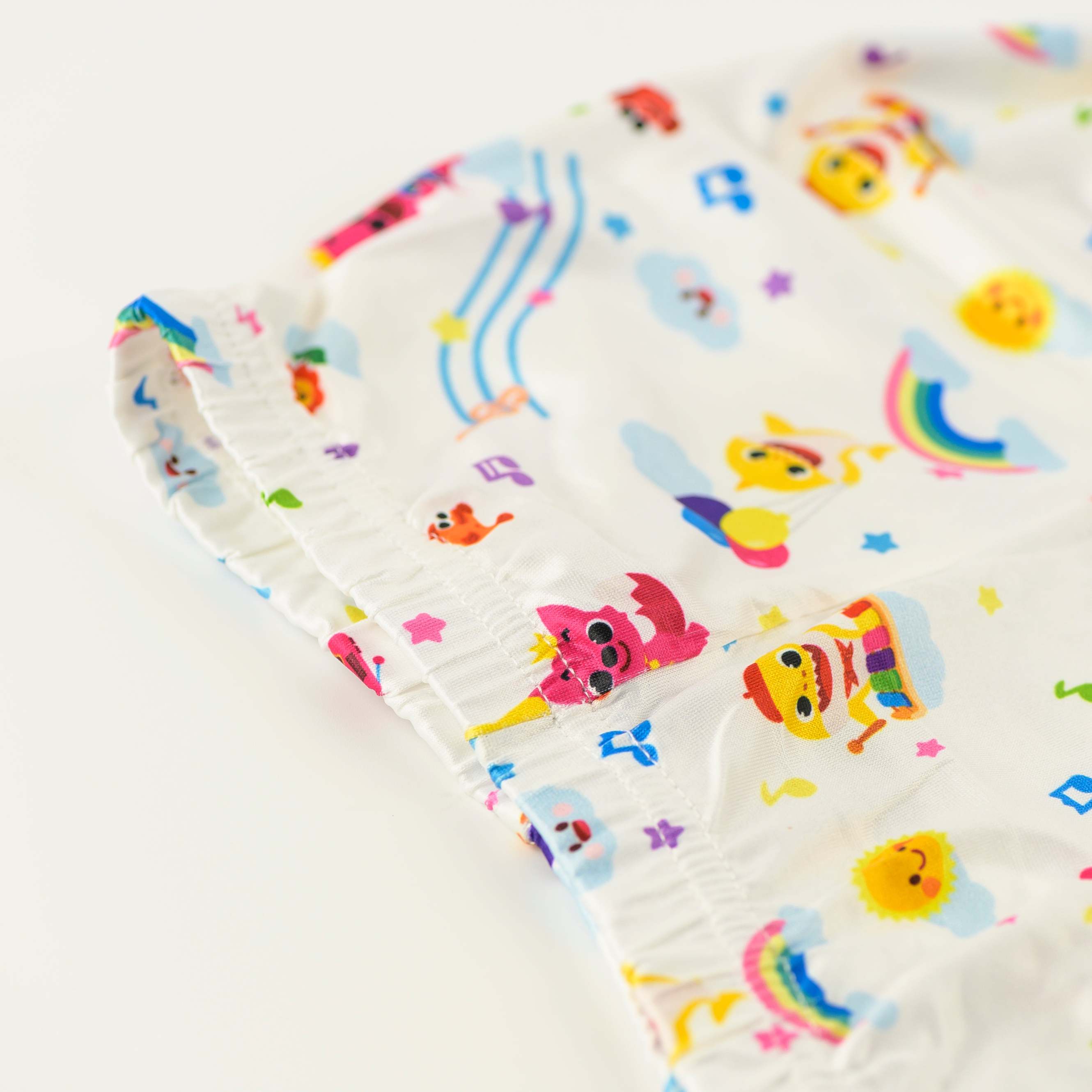 Pinkfong Baby Shark Kids Leggings (White)