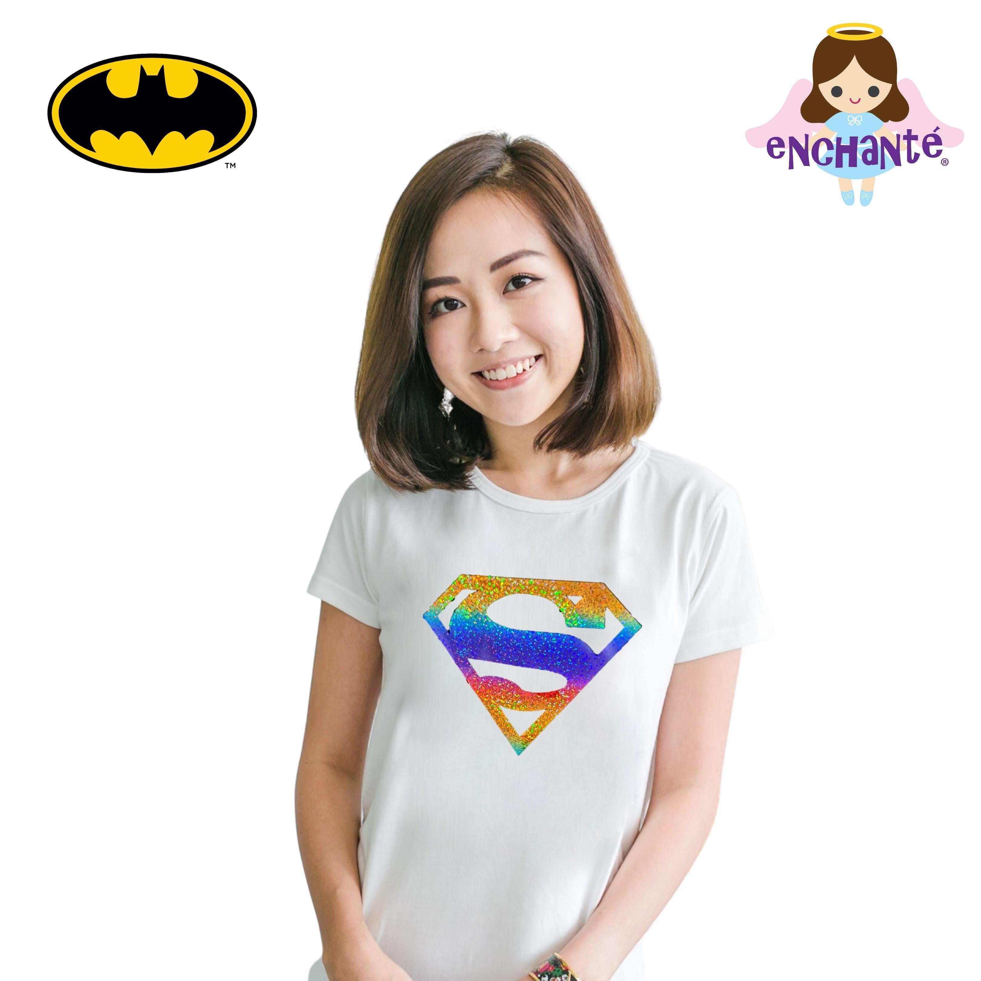 Superman logo t shirt clearance girls