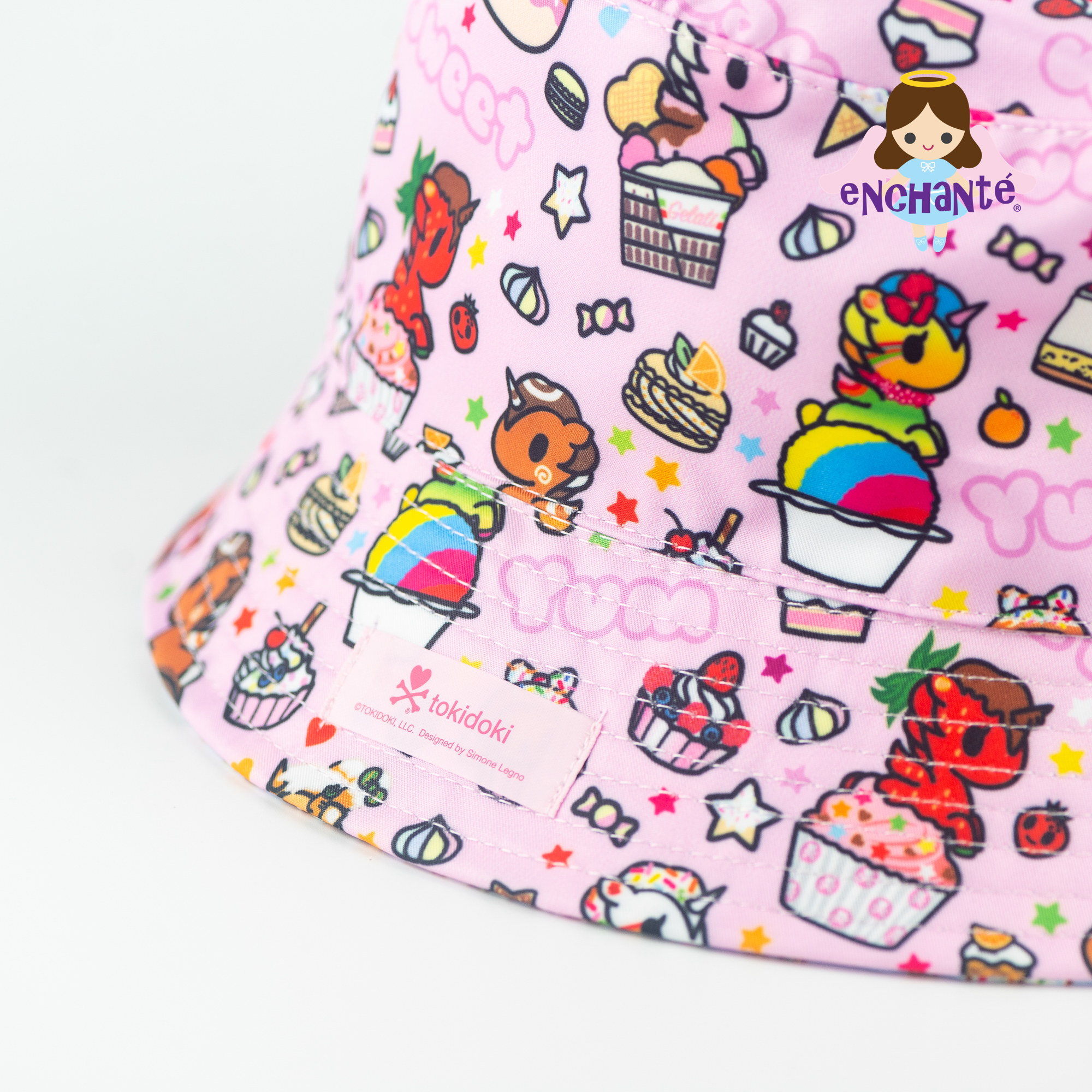 tokidoki Unicorn & Cakes Reversible Bucket Hat