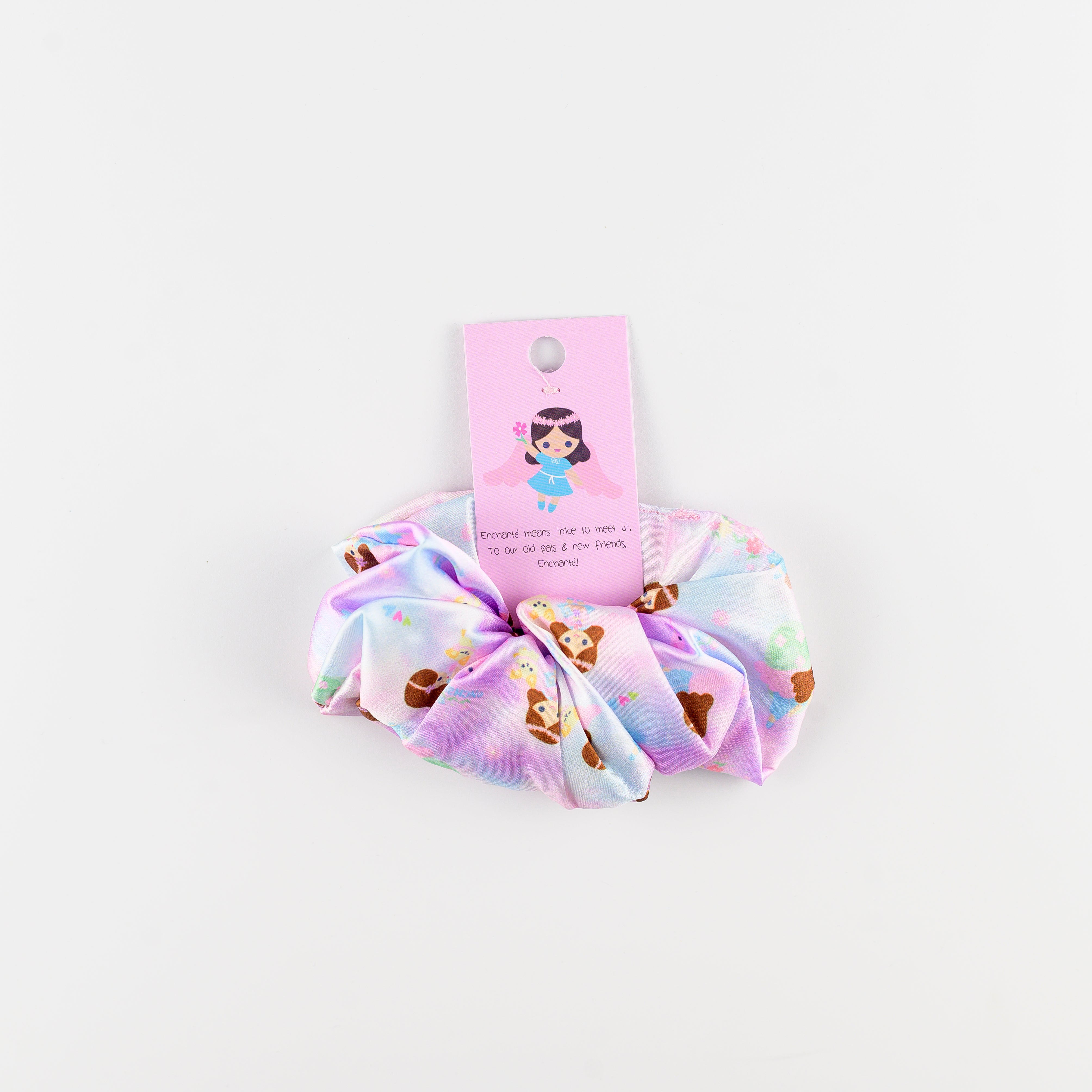 Enchante Floral Fantasy Scrunchie Hair Tie