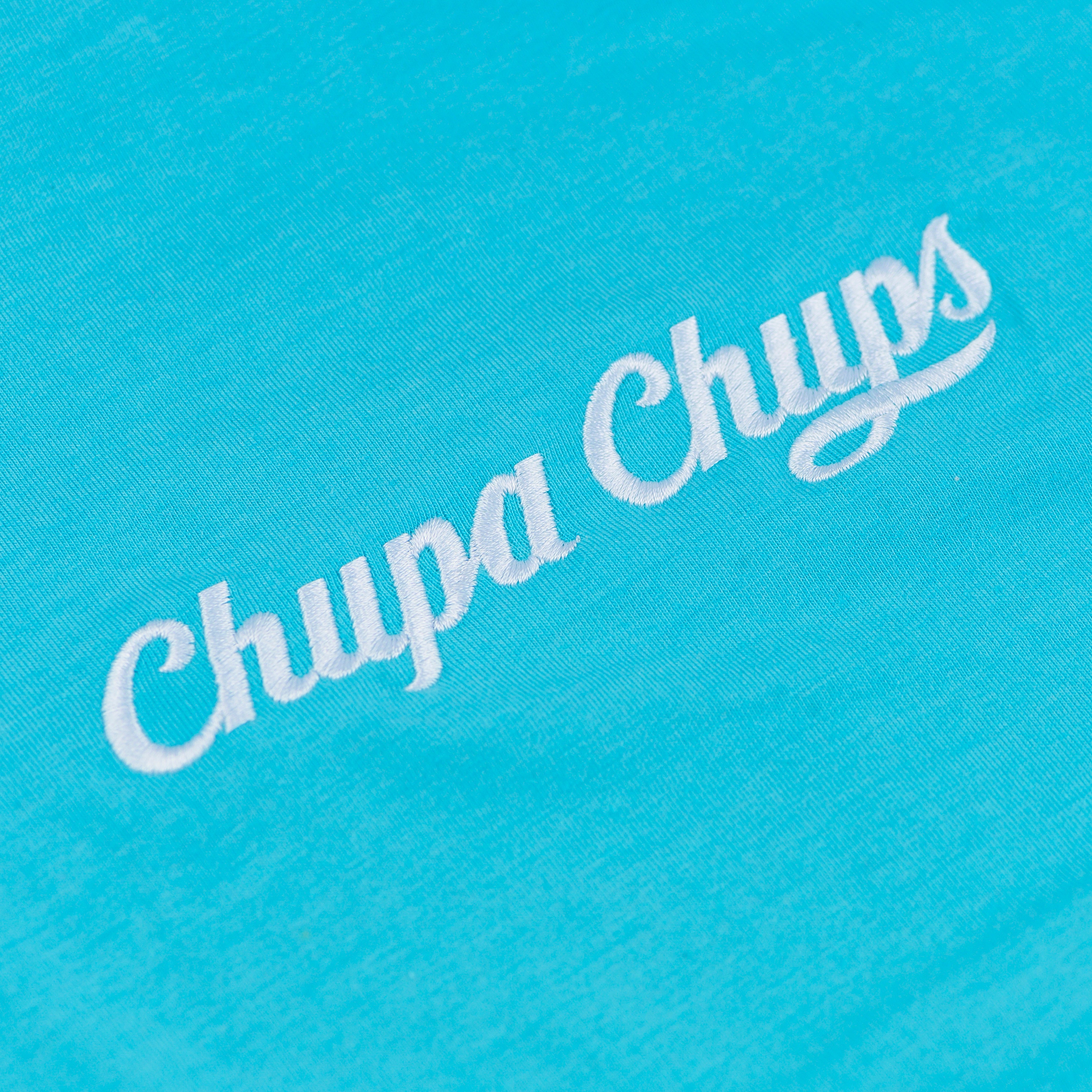 Chupa Chups Turquoise Cropped Top