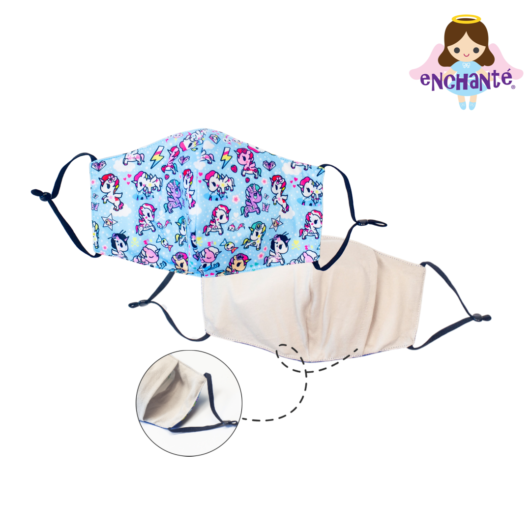 tokidoki Unicorno Anti-Bacterial Reusable Mask