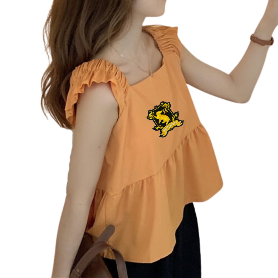 Hogwarts Hufflepuff Baby Doll Top