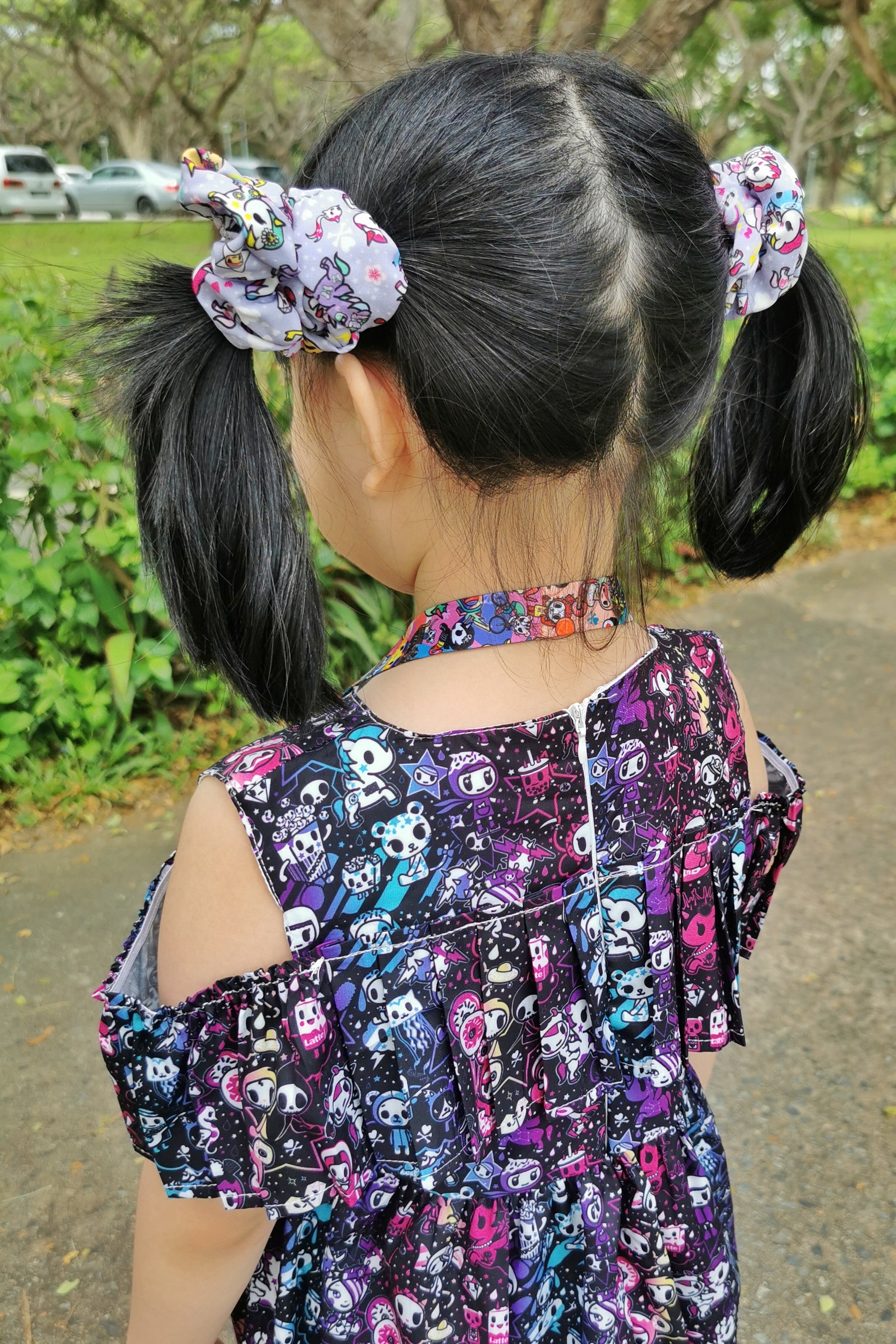 tokidoki Cosmo Off-shoulder Dress