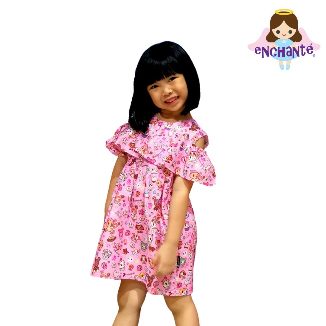 tokidoki Donutella Off-shoulder Dress