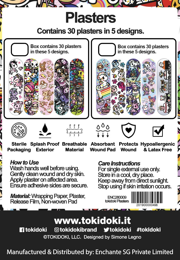 tokidoki Character Plasters (Set A)