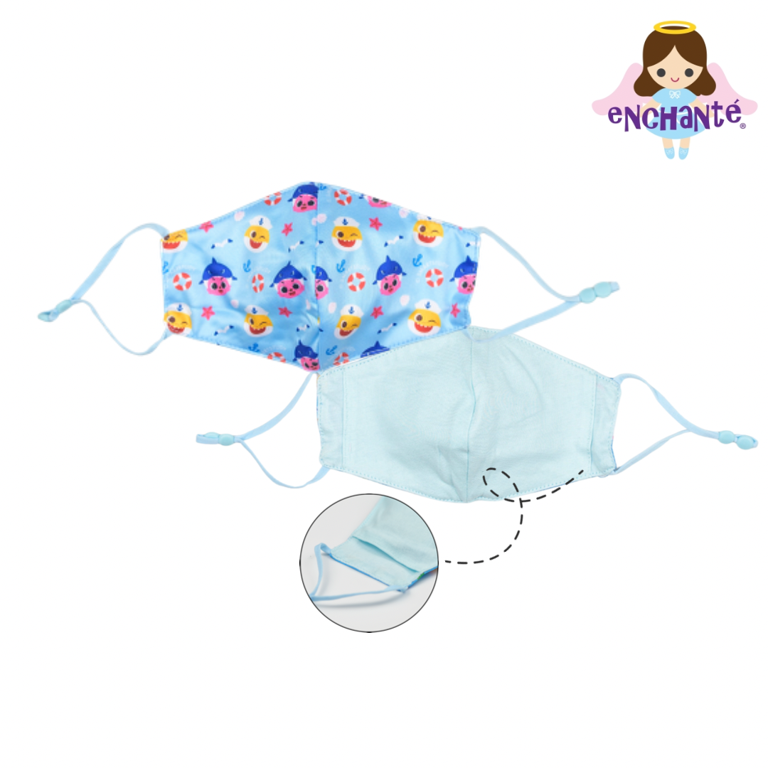 Baby Shark Out to Sea Anti-Bacterial Reusable Mask (Kids)