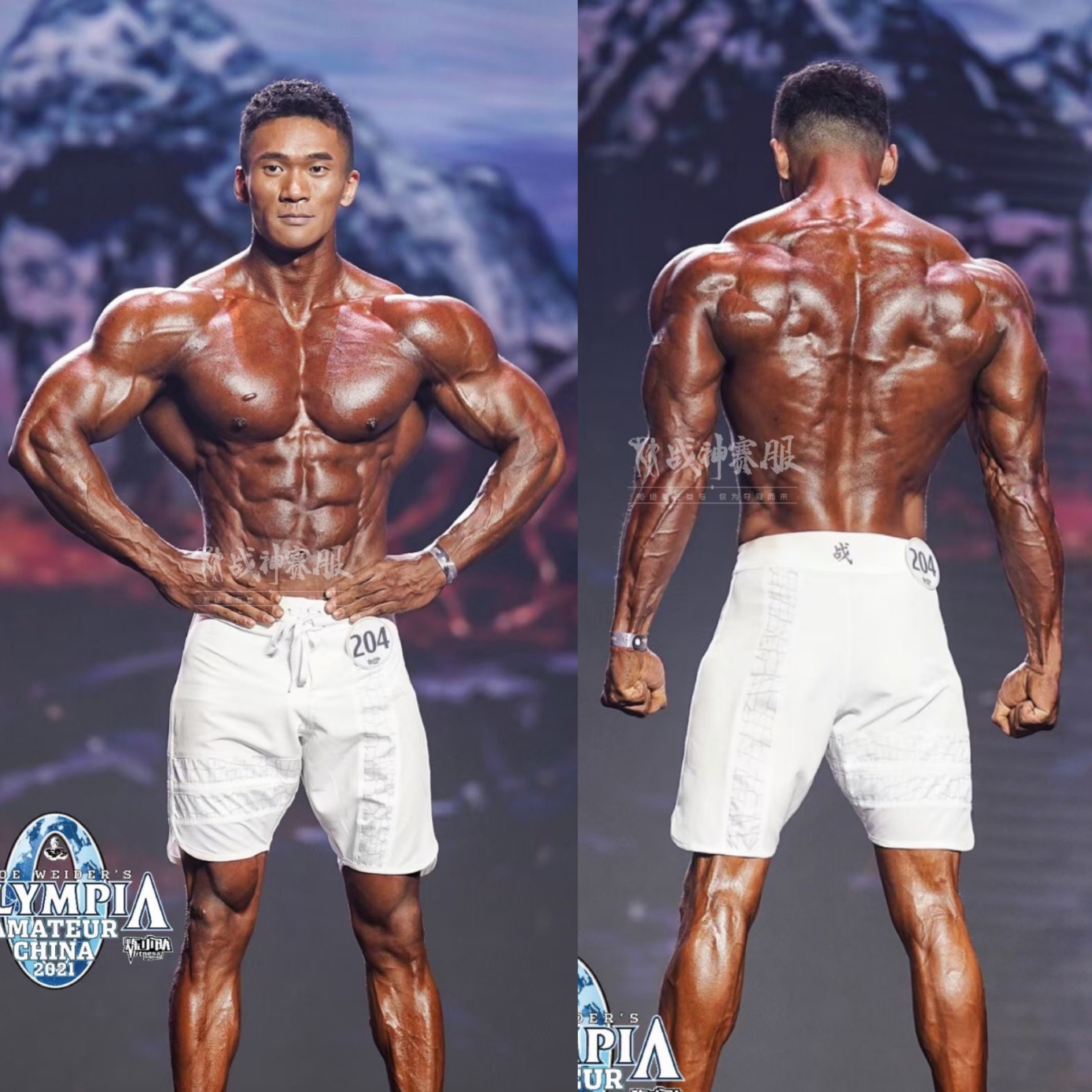 MP001 Boardshorts (PRO STYLE) for Men's Physique