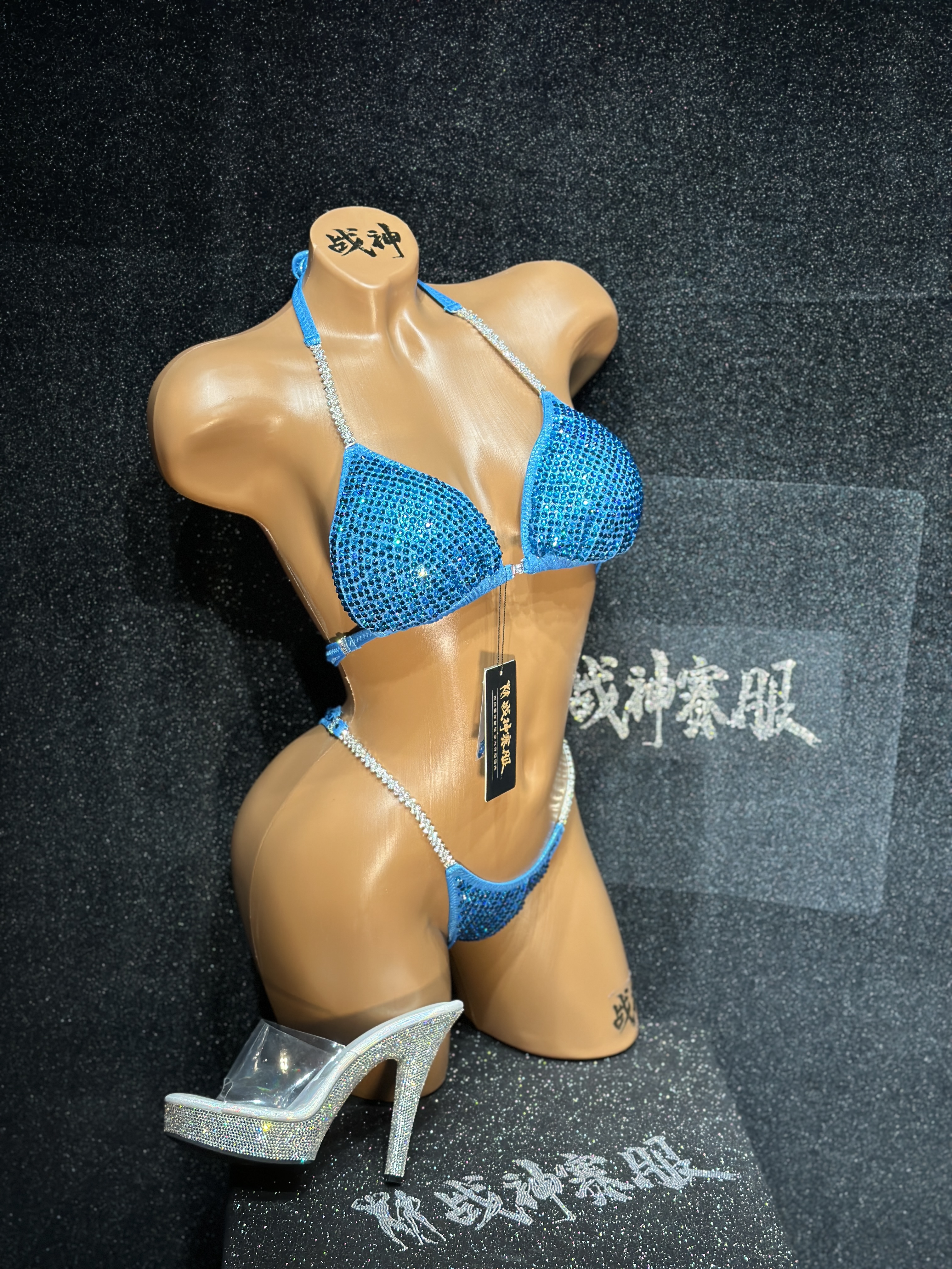 BK2-032 Crystalized Suits for Bikini Competitions