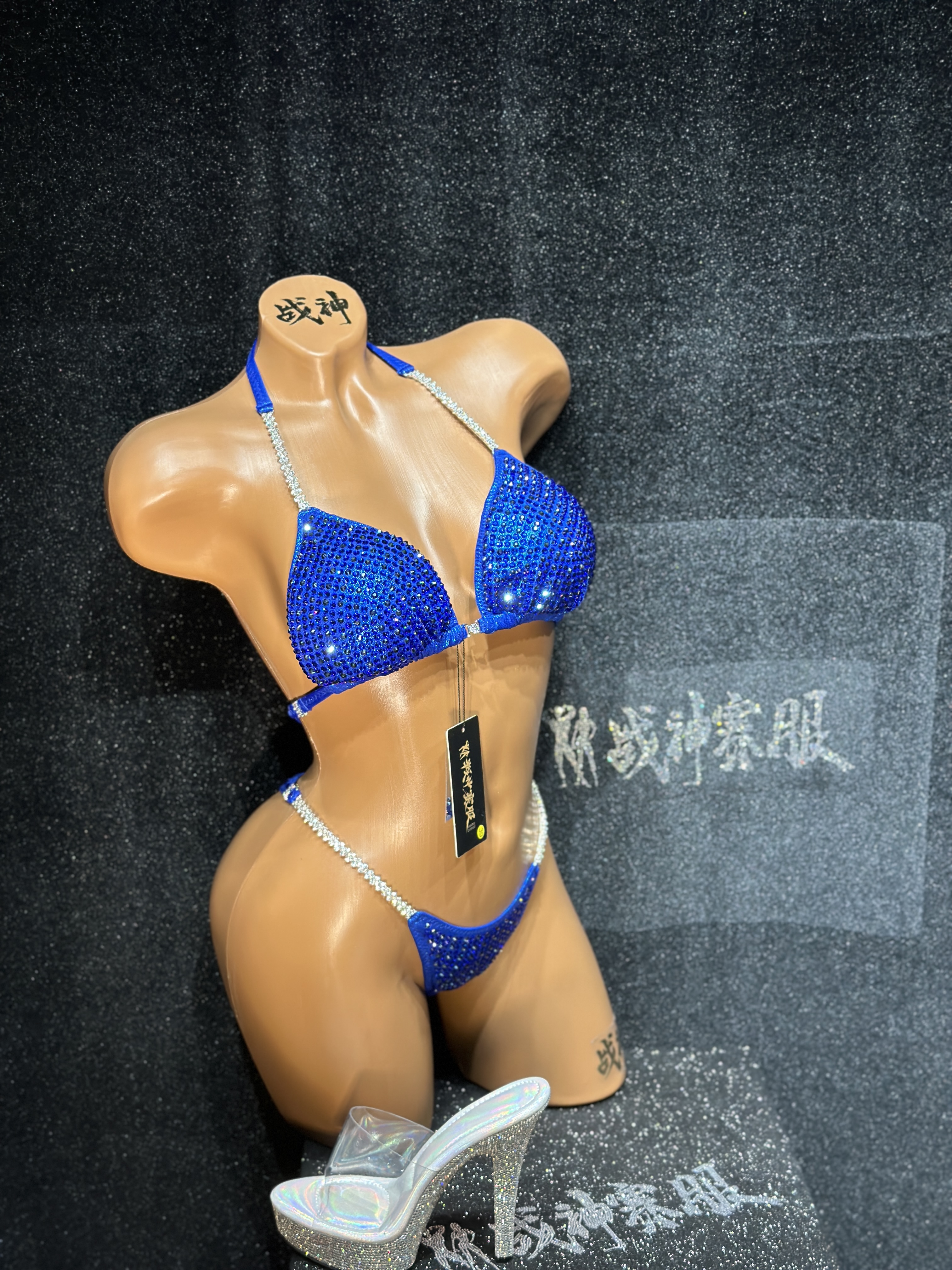 BK2-020 Crystalized Suits for Bikini Competitions
