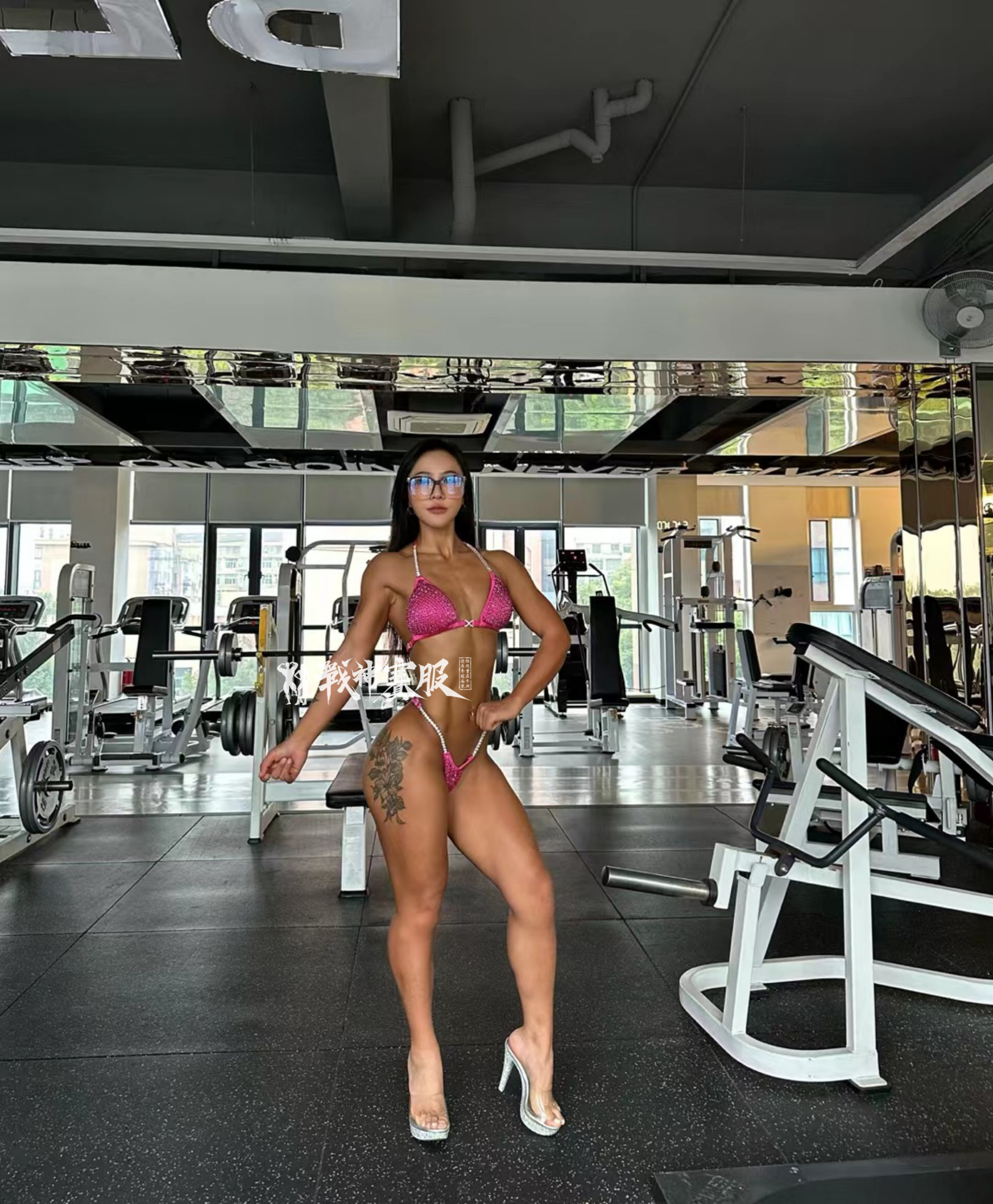 BK2-045 Crystalized Suits for Bikini Competitions