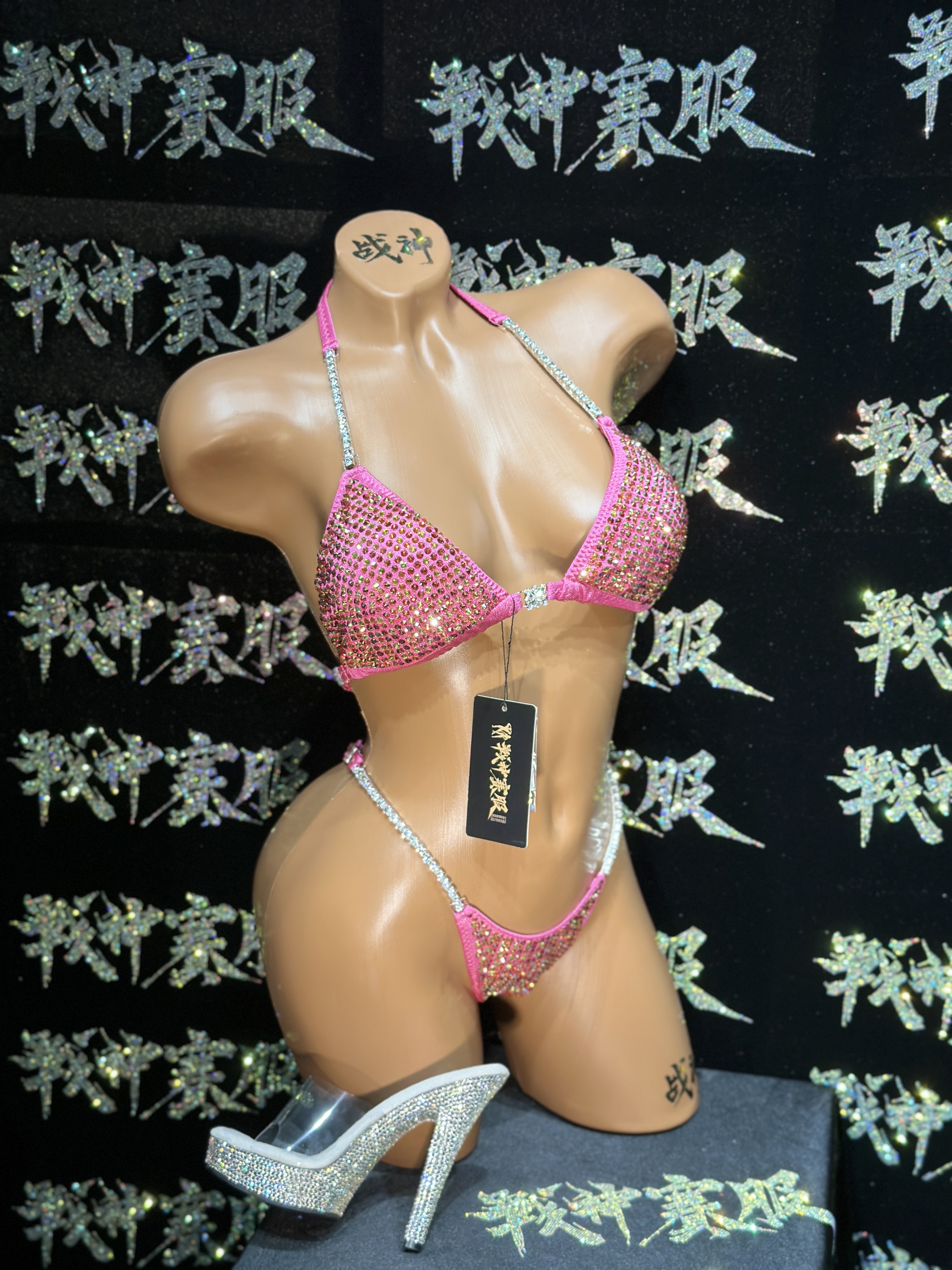 BK3-013 Crystalized Suits for Bikini Competitions