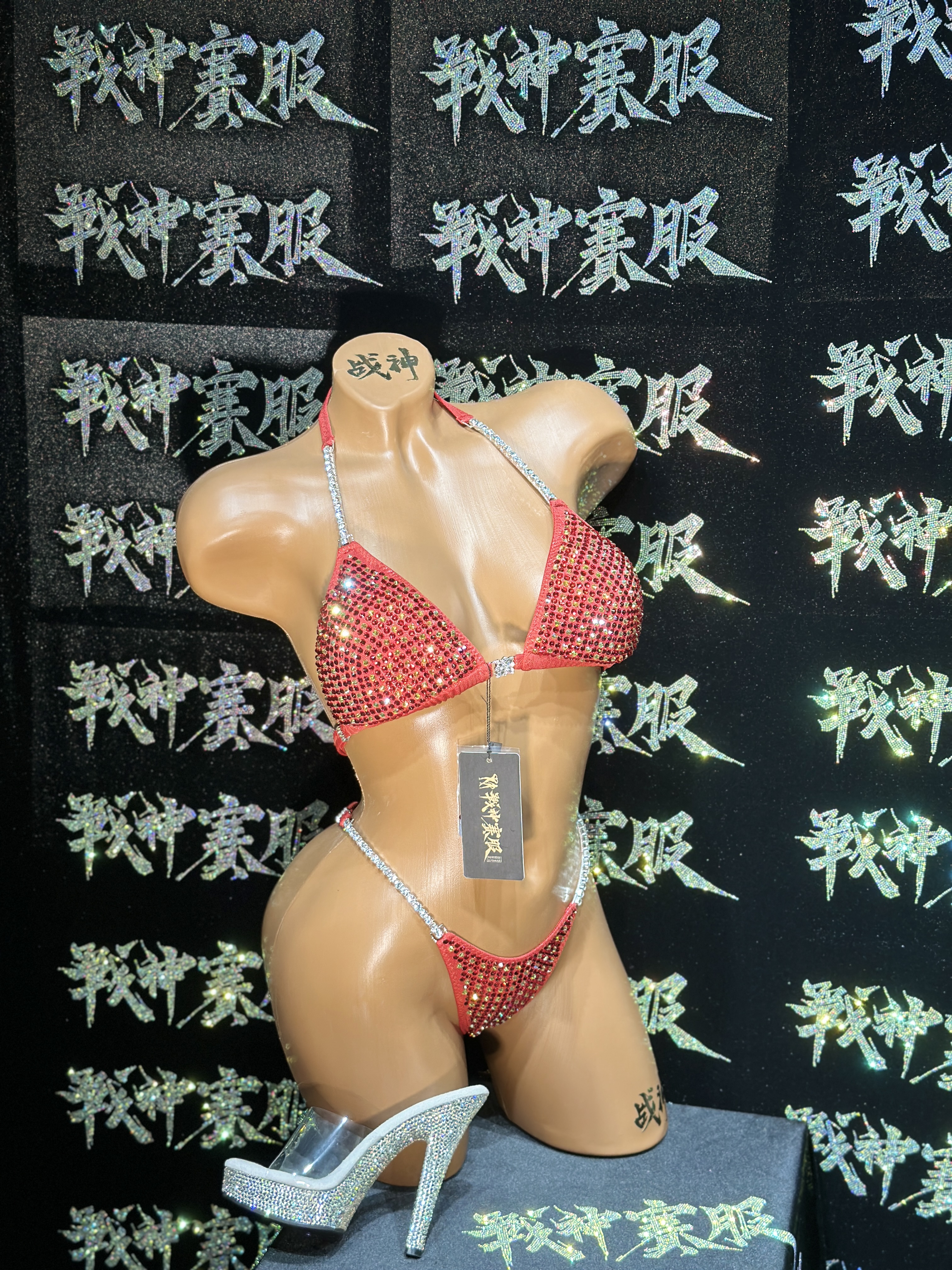 BK2-004 Crystalized Suits for Bikini Competitions