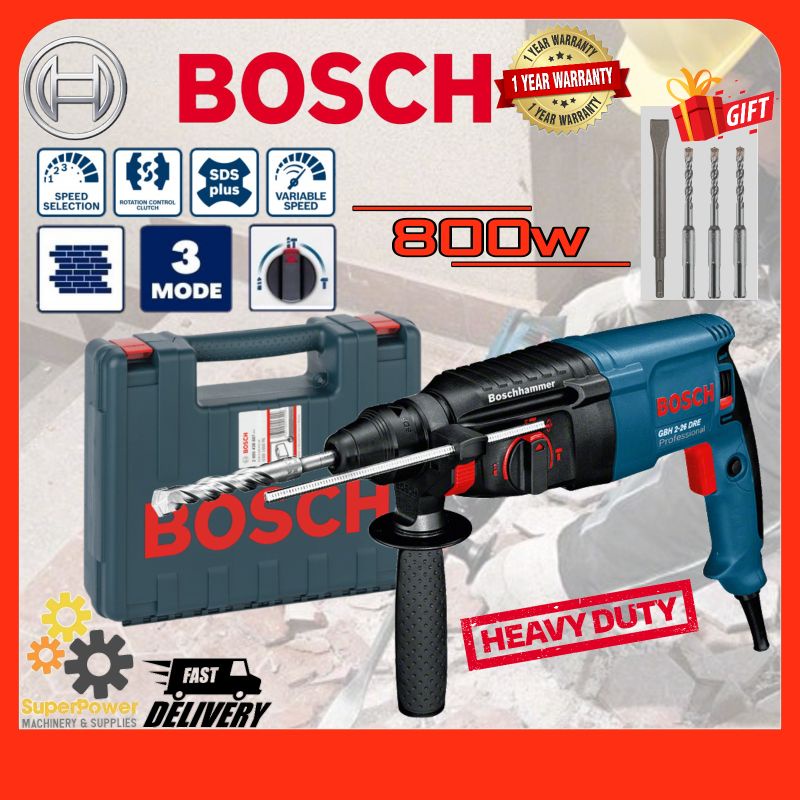 GERMANY GBH 2-26 DRE 800w Rotary Hammer Drill