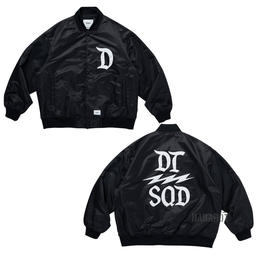 23SS WTAPS TEAM JACKET NYLON TWILL DSQD-