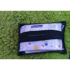 Handmade Black Mesh Type Netting Pocket Tissue Pouch essential pouch for 2 packs pocket tissues