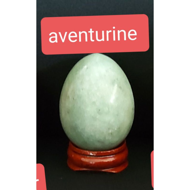 Natural Crystal Egg Red Jasper, Aventurine, Quartz, Yellow Jade