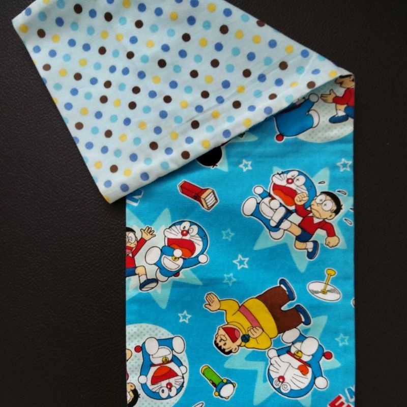 organic beansprout husk pillow baby infant newborn (long pillow)  doraemon HK, MK, handmade in Singapore