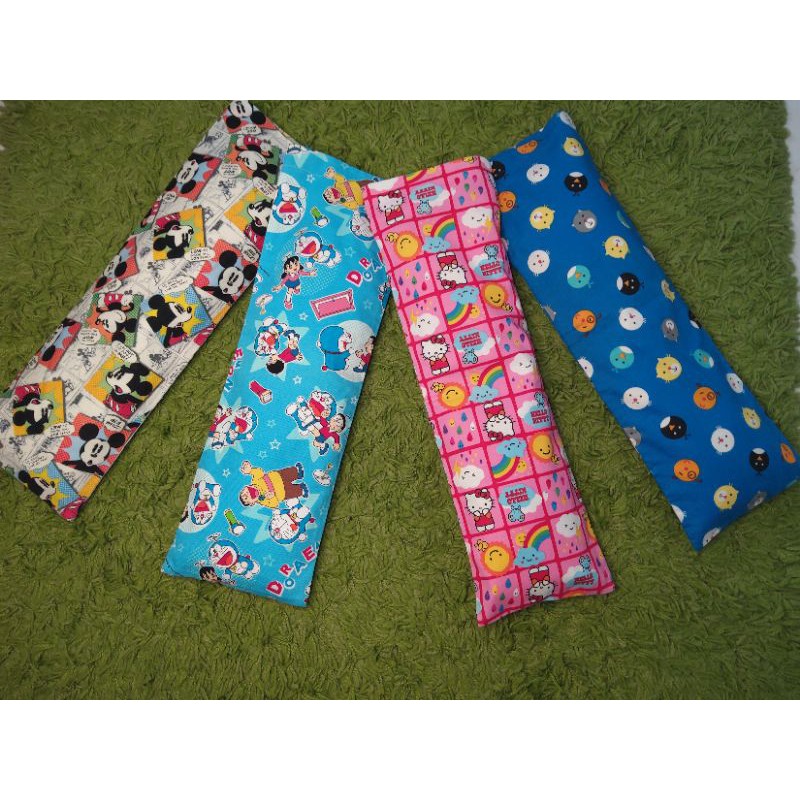 organic beansprout husk pillow baby infant newborn (long pillow)  doraemon HK, MK, handmade in Singapore