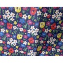 Navy Floral PU