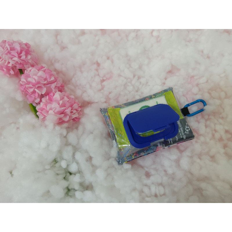 Pocket size 2in1 wetwipes tissue pouch sugar bunnies panda hello kitty galaxy melody sanrio tdki customised