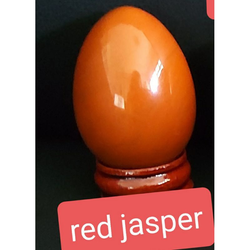 Natural Crystal Egg Red Jasper, Aventurine, Quartz, Yellow Jade