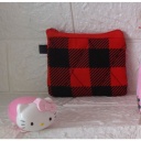 Pleated gingham