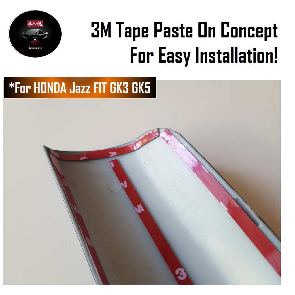 Honda Jazz/Fit Dashboard Panel Trim Cover Carbon Fiber Protection Car Accessories For GK GK3 GK5 GP3 GP5