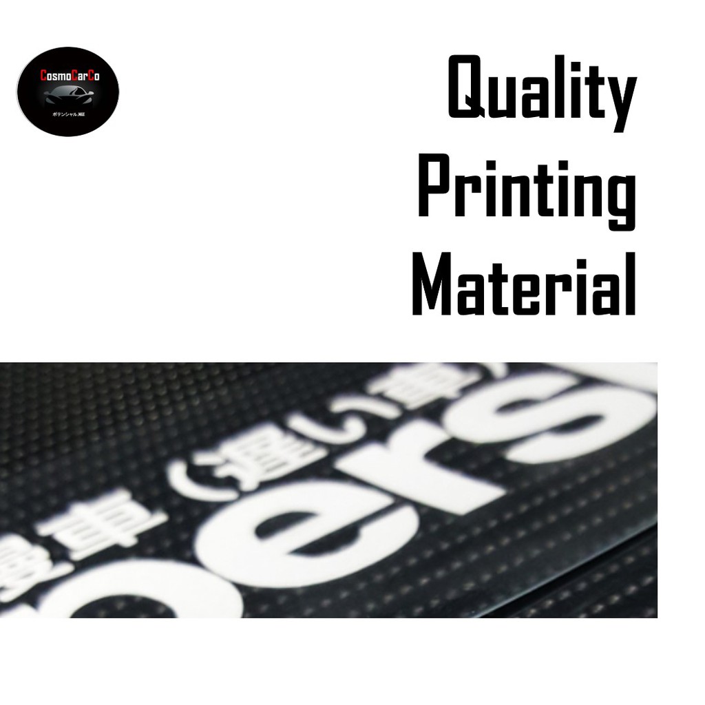 SUPERSLOW Car Body Sticker Decal Motorcycle Motorbike SHINY/BLACK/SILVER Window Stickers JDM Decals