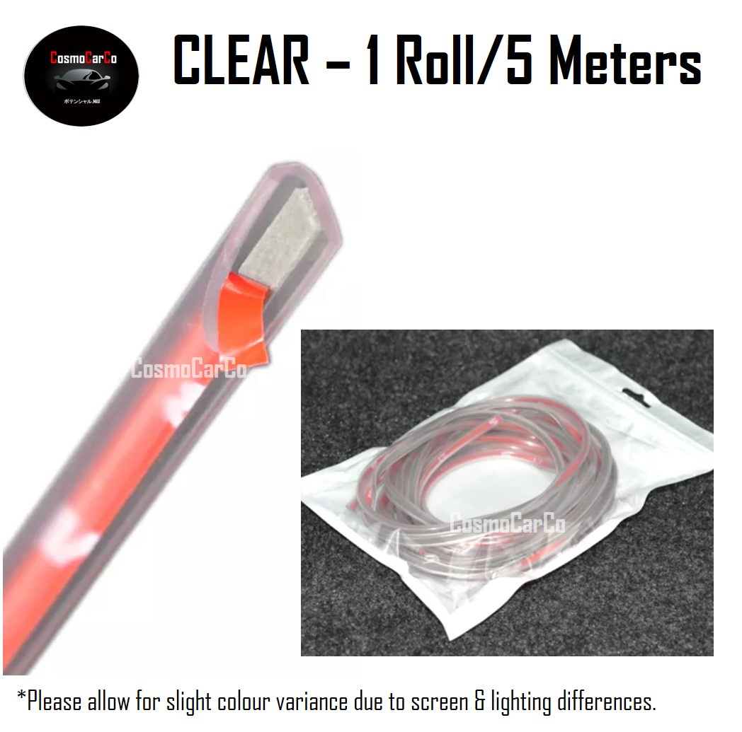 5M Car Door Edge Protector Door Edge Guard Protection Rubber Bumper Anti Collision Strip Trim For 4 Doors