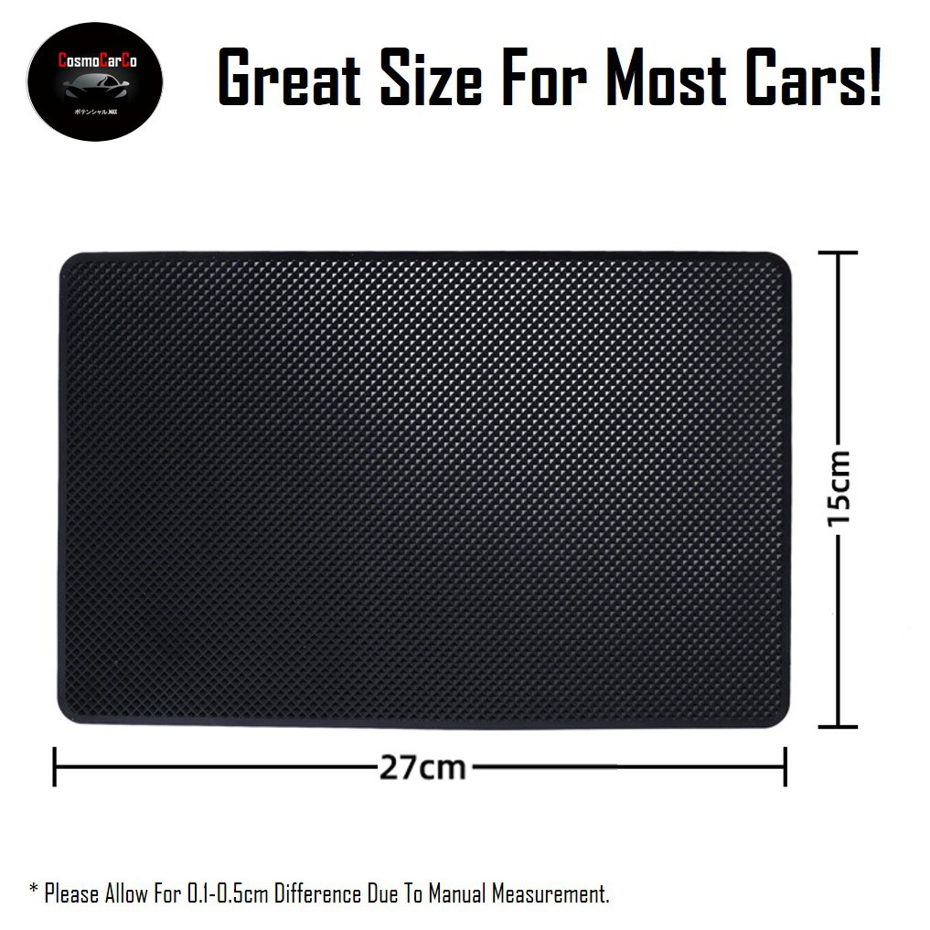Car Anti Slip Mat Dashboard Anti-Slip Dash Non Slip Pad Phone Key Sunglasses Holder Accessories