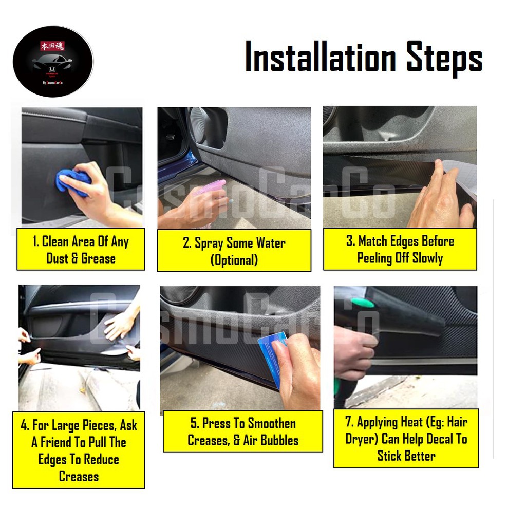 Honda VEZEL HR-V HRV 2014-2020 Car Door Sticker Anti Kick Scratch Carbon Fiber Interior Protector Decal