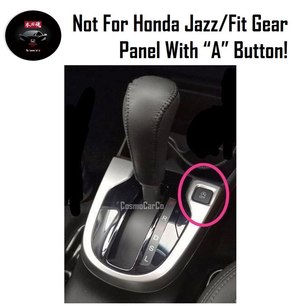 Honda Jazz/Fit GK GK3 GK5 Gear Shift Control Panel Cover Shifter Protector Trim Carbon Fiber Accessories
