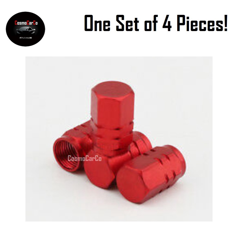 4Pcs Universal Car Tyre Air Valve Cap Wheel Rim Tire Stem Cover Alloy Schrader Caps Car Accessories