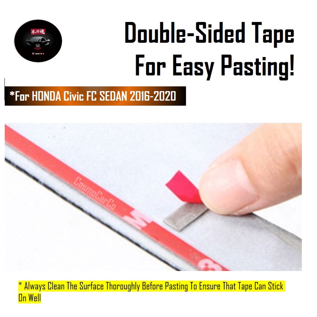 🔥SG SELLER🔥 Honda CIVIC FC 10th Gen 2016-20 Instrument Panel Top Cover Dashboard Console Carbon Fiber Trim Accessories