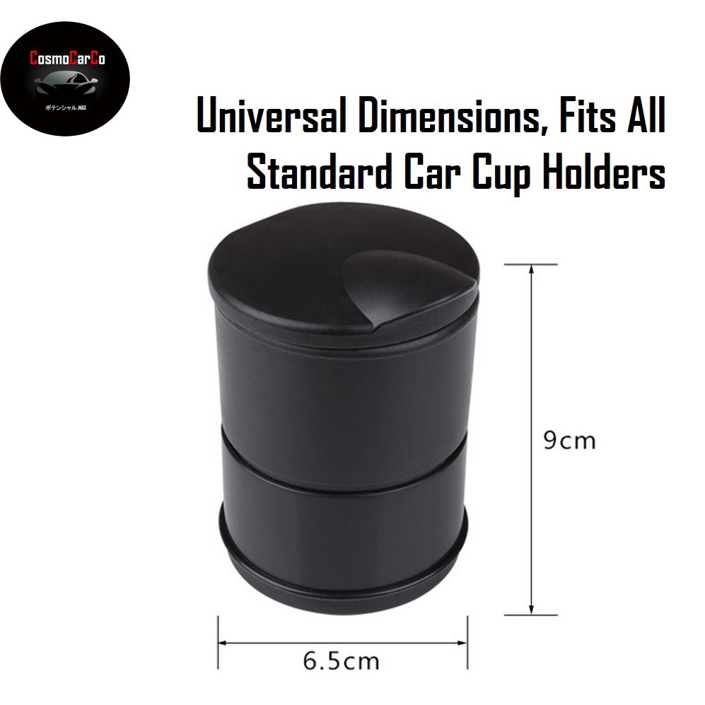 Heat Resistant ABS Car AshTray Mini Trash Bin Garbage Can Dustbin Cup Holder Rubbish Accessories