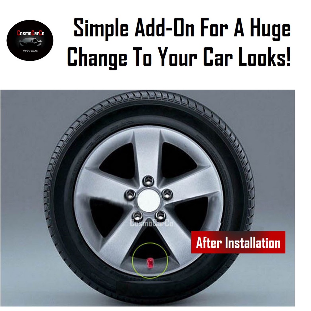 4Pcs Universal Car Tyre Air Valve Cap Wheel Rim Tire Stem Cover Alloy Schrader Caps Car Accessories